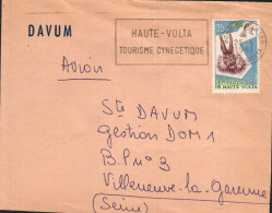 HAUTE VOLTA  LETTRE DE BOBO DIOULASSO POUR LA COTE D'IVOIRE 1961 - Alto Volta (1958-1984)