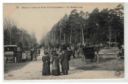 77 FONTAINEBLEAU #18925 CHASSE A COURRE LE RENDEZ VOUS - Fontainebleau