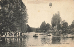 94 LA VARENNE CHENNEVIERES #21653 BORDS DE MARNE FETE AEROSTATIQUE BALLON APRES LE DEPART MONTGOLFIERE BARQUES - Autres & Non Classés