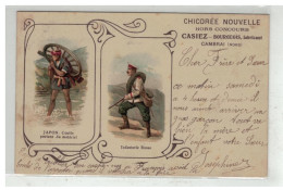 RUSSIE RUSSIA #18851 INFANTERIE RUSSE JAPON COOLIE PUBLICITE CHICOREE NOUVELLE CASIEZ CAMBRAI - Rusland