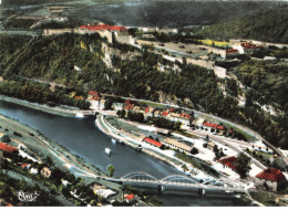 25 BESANCON #20584 VUE AERIENNE LE DOUBS ET LA CITADELLE - Besancon