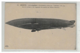 AVIATION #18163 BALLON DIRIGEABLE AEROSTATION 1ERE SORTIE DU LEBAUDY EN 1904 ATELIERS CHALAIS MEUDON - Airships