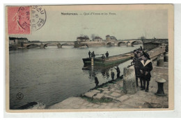 77 MONTEREAU #19635 QUAI D YONNE ET LES PONTS - Montereau