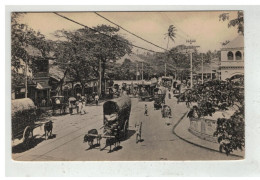 SRI LANKA CEYLON CEYLAN #17845 COLOMBO PETTAH MARKET N° 12 ATTELAGE DE BOEUFS TRAMWAY - Sri Lanka (Ceylon)