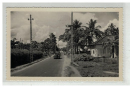 TONKIN INDOCHINE VIETNAM SAIGON #18650 THUDUC ROUTE COLONIALE VERS BIENHOA CARTE PHOTO - Viêt-Nam
