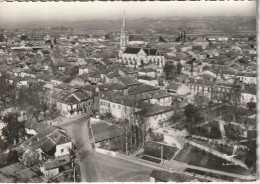 XXX -(82) VALENCE D' AGEN - VUE AERIENNE PANORAMIQUE - 2 SCANS - Valence