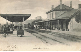 55 SAINT MIHIEL #23207 LA GARE TRAIN LOCOMOTIVE - Saint Mihiel