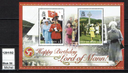 Isle Of Man - 2006 - MNH - 80. Geburtstag Von Königin Elisabeth II. - Birthday Of Queen Elisabeth II - Man (Insel)