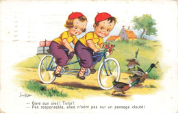 CYCLISME #25985 GARE AUX OIES CANARDS DUCK TOTOR VELO TANDEM - Radsport