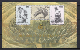 1986 SAN MARINO BF 30 USATO Arte Cinese - Blocs-feuillets