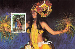 CARTE MAXIMUM #23511 POLYNESIE FRANCAISE PAPEETE 1993 JOURNEE MONDIALE TOURISME - Maximumkarten