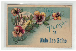 59 MALO LES BAINS UNE PENSEE DE .... FLEURS FANTAISIE - Malo Les Bains