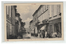 32 LECTOURE LA RUE NATIONALE ET L HOSPICE N°341 - Lectoure