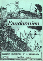 Bulletin Municipal De SAINT-OUEN-LES-ALLEUX, (35), N° 13, De 1996, 42 Pages, Informations Locales, Audonnien - Otros & Sin Clasificación