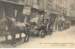 75 PARIS  #22587 POMPE A EGOUTS METIER CHEVAUX COMMERCES - Otros & Sin Clasificación