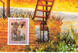CARTE MAXIMUM #23460 POLYNESIE FRANCAISE PAPEETE 1992 ARTISTES PEINTRES LUX FARE TAMARII - Maximum Cards