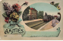 75 PARIS 15 #22912 ILLUSTRATION AMITIES GARE MONTPARNASSE TRAIN FLEURS - District 15