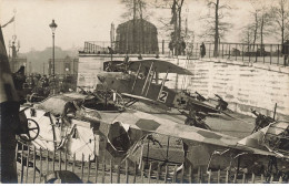 75 PARIS 08 #22696 PLACE CONCORDE AVION AVIATION CARTE PHOTO - Arrondissement: 08