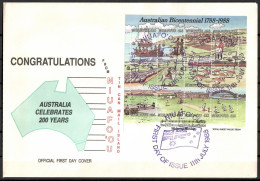 Niuafo'ou 1988 Mi Block 6 FDC  (XFDC ZS7 NFUbl6) - Andere