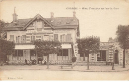 91 CORBEIL ESSONNES #26833 HOTEL TERMINUS RESTAURANT FACE A LA GARE +CACHET - Corbeil Essonnes