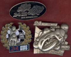 ** LOT  3  BROCHES  MOTO  2001 - 2010 - 2014 ** - Motos