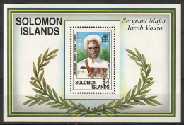Solomon Islands 1992 Mi Block 32 MNH  (ZS7 SLIbl32) - Militares