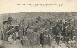 92 CHATILLON #24702 GUERRE ARMEE CANON INFANTERIE - Châtillon