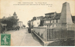 92 CHATILLON #24700 TOUR BIRET MONUMENT DEFENSEURS DE PARIS - Châtillon