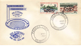 MAURITANIE #23691 NOUAKCHOTT 1962 PREMIER JOUR JEUX OLYMPIQUES ROME TOKYO - Mauritania (1960-...)