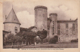 XXX -(87) CHATEAU DE CROMIERES , PRES ORADOUR SUR VAYRES  - 2 SCANS - Altri & Non Classificati