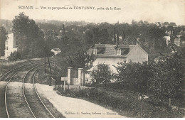 92 SCEAUX #28164 VUE DE FONTENAY PRISE DE LA GARE CHEMIN DE FER - Sceaux