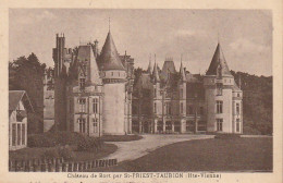 XXX -(87) CHATEAU DE BORT PAR ST PRIEST TAURION - 2 SCANS - Saint Priest Taurion