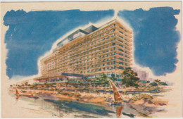 CARTOLINA DI HOTEL NILE HILTON - CAIRO - EGITTO - FORMATO PICCOLO - El Cairo