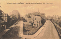92 COURBEVOIE BECON LES BRUYERES #25720 PERSPECTIVE VUE DU PONT DES COURONNES - Asnieres Sur Seine