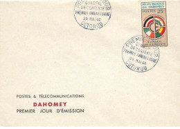 BENIN DAHOMEY #26195 COTONOU 1960 PREMIER JOUR POSTES ET TELECOMMUNICATIONS - Benin – Dahomey (1960-...)