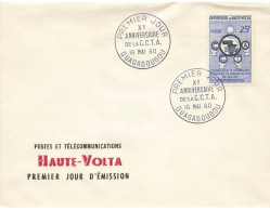 HAUTE VOLTA #26192 OUAGADOUGOU 1960 PREMIER JOUR POSTES ET TELECOMMUNICATIONS C.C.T.A. - Upper Volta (1958-1984)