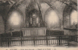 XXX -(89) AUXERRE - EGLISE SAINT GERMAIN - CHAPELLE DE LA CRYPTE - 2 SCANS - Auxerre