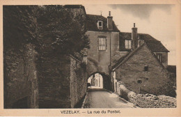 XXX -(89) VEZELAY - LA RUE DU PONTOT - 2 SCANS - Vezelay