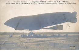 AVIATION #26309 AEROSTATION MILITAIRE  DIRIGEABLE PATRIE CONSTRUIT PAR LEBAUDY PLAN JULLIOT - Zeppeline