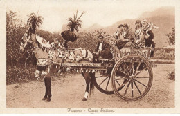 ITALIE ITALIA #28369 PALERMO CARRO SICILIANO ATTELAGE CHEVAL FLEURIE - Palermo