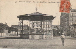 XXX -(92) BOIS COLOMBES - PLACE DE LA REPUBLIQUE - LE KIOSQUE A MUSIQUE - 2 SCANS - Other & Unclassified