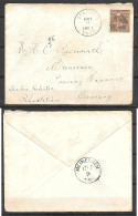 1890 Spencer Mass (Jul. 8) 5 Cents Grant To Meinersen, Germany - Brieven En Documenten