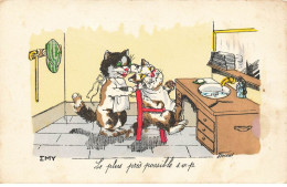 ILLUSTRATEUR #27280 GERMAINE BOURET CHATS CHAT CAT HUMANISE EMY LE PLUS PRES POSSIBLE - Bouret, Germaine