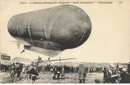 AVIATION #26356 BALLON DIRIGEABLE ANGLAIS NULLI SECONDUS VUE AVANT - Airships