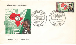 SENEGAL #26185 DAKAR 1962 PREMIER JOUR SOUS COMMISSION DU PLAN POUR AFRIQUE - Senegal (1960-...)