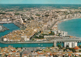 XXX Nw-(85) LES SABLES D'OLONNE - VUE D'ENSEMBLE DU PORT ET DE LA PLAGE - Sables D'Olonne