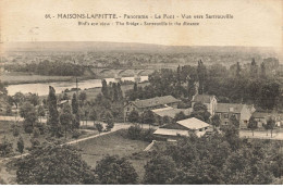 78 MAISONS LAFFITTE #23966 PANORAMA VUE AERIENNE LE PONT VUE VERS SARTROUVILLE - Maisons-Laffitte