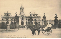 SENEGAL #27844 PALAIS DU GOUVERNEUR GENERAL ATTELAGE CHEVAUX - Senegal