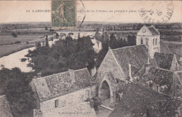 XXX Nw-(86) LA ROCHE POSAY - VALLEE DE LA CREUSE  , AU PREMIER PLAN , L'EGLISE - La Roche Posay