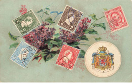 LUXEMBOURG LUXEMBURG #27091 TIMBRES FLEURS ARMOIRIES BLASON REPRESENTATION TIMBRES - Stamps (pictures)